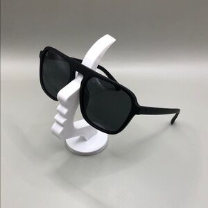 Knockaround Pacific Palisades Black Sunglasses Aviator Style Unisex Polarized.